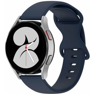 Solid color sportband - Donkerblauw - Samsung Galaxy Watch 3 - 45mm