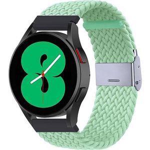 Braided nylon bandje - Lichtgroen - Huawei Watch GT 2 / GT 3 / GT 4 - 46mm