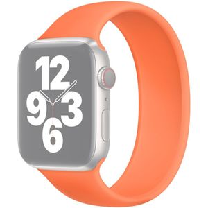 Solo Loop Link serie bandje - Maat: L - Oranje - Geschikt voor Apple Watch 42mm / 44mm / 45mm / 49mm