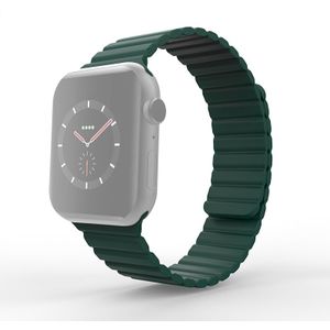 Siliconen Loop bandje - Groen - Geschikt voor Apple Watch 38mm / 40mm / 41mm