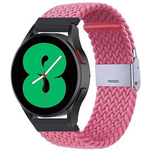 Braided nylon bandje - Roze - Xiaomi Mi Watch / Xiaomi Watch S1 / S1 Pro / S1 Active / Watch S2