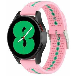 Dot Pattern siliconen bandje - Roze - Huawei Watch GT 2 / GT 3 / GT 4 - 46mm