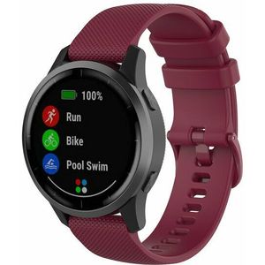 Sportband met motief - Wijnrood - Samsung Galaxy Watch 6 Classic - 47mm & 43mm