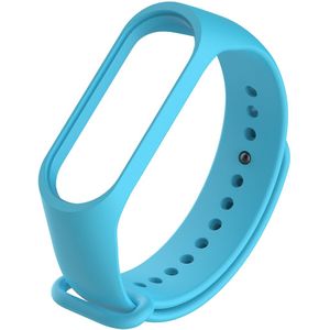 Xiaomi Mi band 3 / 4 / 5 / 6 / 7 bandje OneColor - Licht blauw