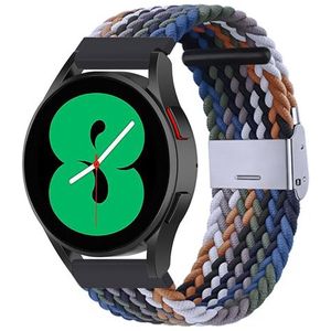 Garmin Venu 2 & 3 - Braided nylon bandje - Multicolor Dark  - Garmin bandje