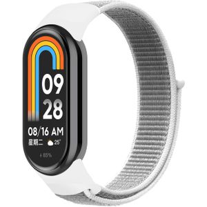 Sport loop nylon bandje - Wit - Xiaomi Smart band 8