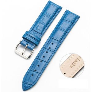 Garmin Lily 2 - Crocodile leren bandje - Blauw  - Garmin bandje