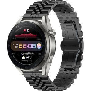 Stalen band - Zwart - Huawei Watch GT 2 Pro / GT 3 Pro - 46mm - Huawei bandje