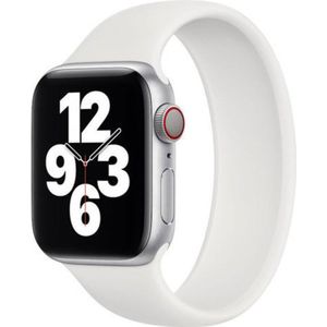 Solo Loop Link serie bandje - Maat: M - Wit - Geschikt voor Apple Watch 38mm / 40mm / 41mm