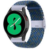 Samsung Galaxy Watch 5 - 40mm / 44mm - Braided bandje - Blauw / groen gemêleerd