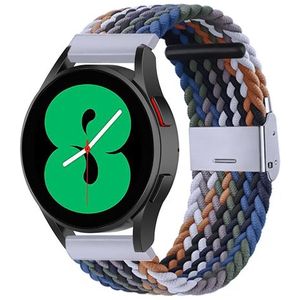 Samsung Braided nylon bandje - Multicolor Dark - Samsung Galaxy Watch - 42mm