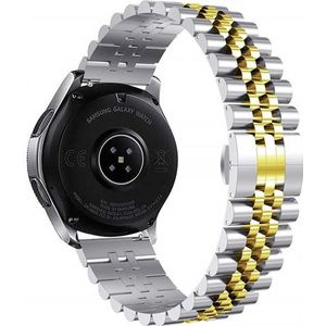 Samsung Stalen band - Zilver / goud - Samsung Galaxy Watch - 42mm