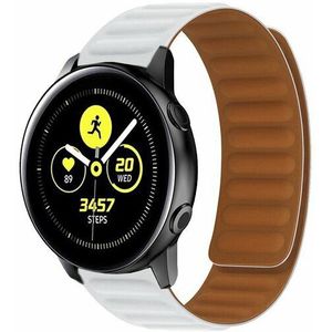 Samsung Siliconen Loop bandje - Wit - Samsung Galaxy Watch 5 (Pro) - 40mm / 44mm / 45mm