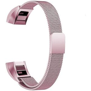 FitBit Alta HR - Milanese bandje - Maat: Small - Rosé goud