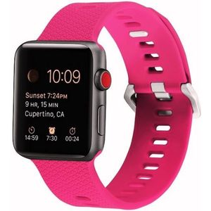 Siliconen bandje met motief - Roze - Geschikt voor Apple Watch 38mm / 40mm / 41mm