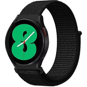 Samsung Sport Loop nylon bandje - Zwart - Samsung Galaxy watch 7 - 40mm / 44mm