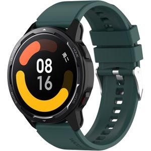 Siliconen sportband - Donkergroen - Samsung Galaxy Watch 3 - 45mm