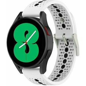 Dot Pattern siliconen bandje - Wit - Huawei Watch 4 (pro) / 3 (pro) / Ultimate - Huawei bandje