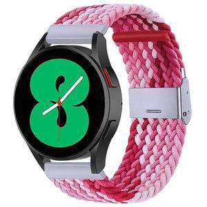 Garmin Garmin Vivoactive 5 / Vivoactive 3 - Braided nylon bandje - Roze gemêleerd