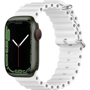 Apple watch Ocean bandje - Wit - Geschikt voor Apple Watch 38mm / 40mm / 41mm