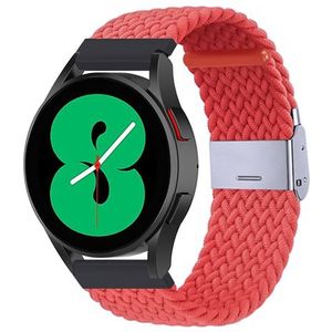 Braided nylon bandje - Lichtrood - Xiaomi Mi Watch / Xiaomi Watch S1 / S1 Pro / S1 Active / Watch S2