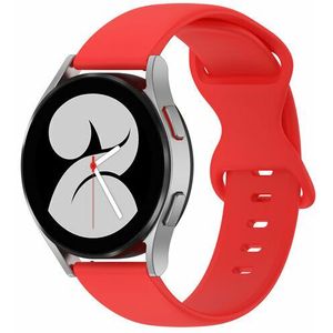 Solid color sportband - Rood - Samsung Galaxy Watch 3 - 45mm