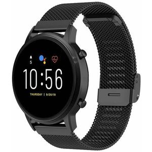 Garmin Garmin Vivoactive 4 / 4L - Milanese bandje met klemsluiting - Zwart