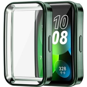 TPU bescherm case - Donkergroen - Huawei Band 10 / 9 / 8 - Huawei bandje