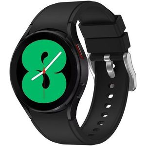 Samsung Galaxy Watch 4 - 40mm & 44mm - Siliconen sportband - Zwart