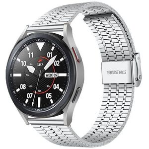 Samsung Stalen bandje - Zilver - Samsung Galaxy Watch Active 2