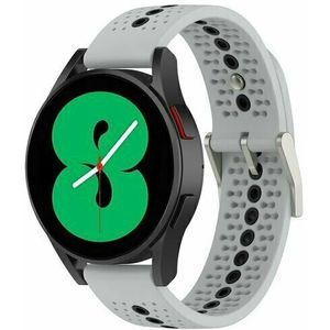 Dot Pattern siliconen bandje - Grijs - Huawei Watch GT 2 / GT 3 / GT 4 - 46mm