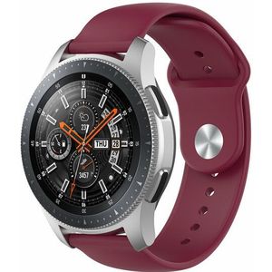 Rubberen sportband - Bordeaux - Samsung Galaxy Watch - 46mm / Samsung Gear S3