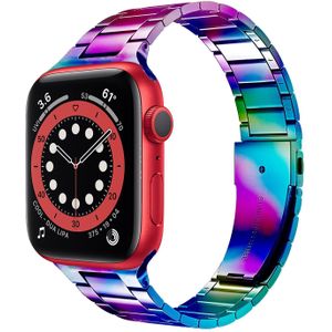 Stalen schakelband - Multicolor - Geschikt voor Apple watch 42mm / 44mm / 45mm / 49mm