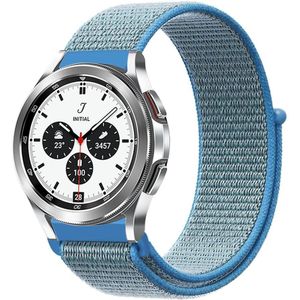 Samsung Sport Loop nylon bandje - Blauw - Samsung Galaxy Watch 4 Classic - 42mm / 46mm