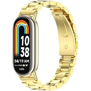 Stalen schakelband - Goud - Xiaomi Smart Band 8 & 9