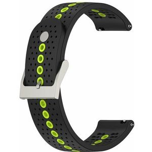 Garmin Vivomove 3 / HR / Luxe / Sport / Style / Trend - Dot Pattern bandje - Zwart met geel  - Garmin bandje