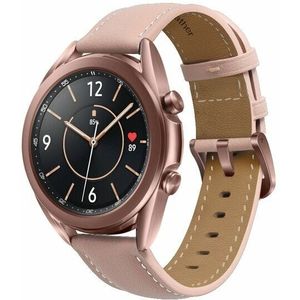 Samsung Premium Leather bandje - Lichtroze - Samsung Galaxy Watch 6 - 40mm & 44mm