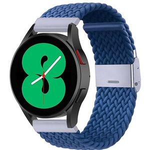 Samsung Braided nylon bandje - Blauw - Samsung Galaxy Watch Active 2