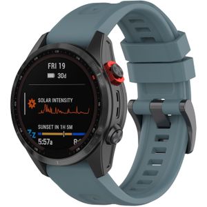 Garmin Siliconen sportbandje - Grijsblauw - Garmin Fenix 7X / 6X / 5X