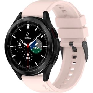 Samsung Siliconen gesp bandje - Lichtroze - Samsung Galaxy Watch 4 Classic - 42mm & 46mm