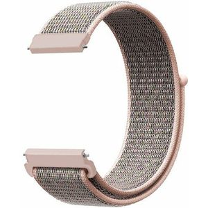 Samsung Sport Loop nylon bandje - Zand roze - Samsung Galaxy Watch 6 Classic - 47mm & 43mm