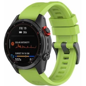 Garmin Siliconen sportbandje - Groen - Garmin Tactix 8 - 51mm  - Garmin bandje