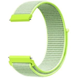 Samsung Sport Loop nylon bandje - Geel - Samsung Galaxy Watch 5 (Pro) - 40mm / 44mm / 45mm