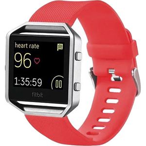 FitBit Blaze sport horloge band / siliconen alleen voor Fitbit Blaze - Rood