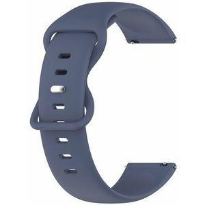 Solid color sportband - Blauw - Samsung Galaxy Watch 6 Classic - 47mm & 43mm