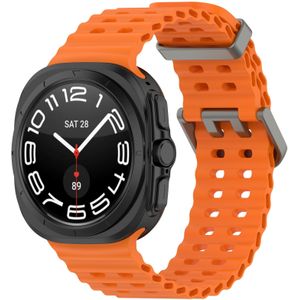 Samsung Marine Band siliconen - Oranje - Samsung Galaxy Watch Ultra 47mm