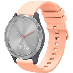 Garmin Venu 3s / Vivoactive 4s / Venu 2s / Vivomove 3s / Forerunner 255s - Soft siliconen bandje - Zalmroze  - Garmin bandje