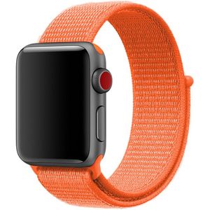 Sport Loop nylon bandje - Oranje - Geschikt voor Apple Watch 38mm / 40mm / 41mm