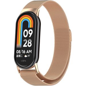 Milanese band - Champagne goud - Xiaomi Smart band 8