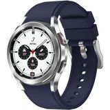 Samsung Galaxy Watch 4 Classic - 42mm & 46mm - Siliconen sportband - Donkerblauw